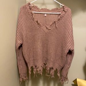 Cropped sweater